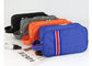 Mann-Reise-Kulturtasche-gestreiftes Muster mit 3 Schichten Reißverschluss-und multi Taschen fournisseur