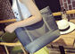 Moderne Segeltuch-Einkaufstasche-haltbares nach Maß mit Reißverschluss zugemachter Tasche fournisseur