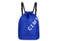 Kundengebundene Zugschnur-Strand-Tasche, Zugschnur-Schwimmen-Tasche mit nassem trockenem Trennungs-Rucksack fournisseur