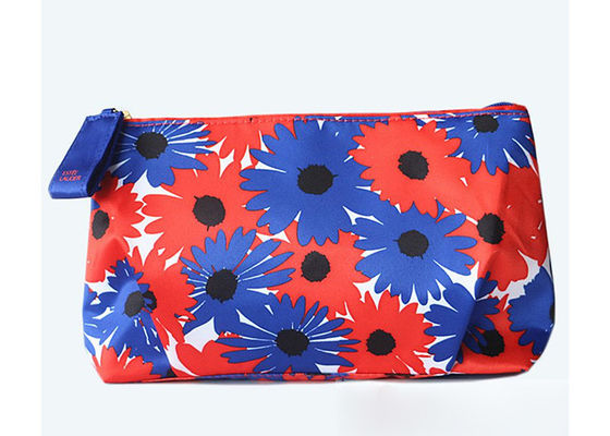 Samt-Reise-Kulturtasche/Gewohnheit stickten Kosmetiktasche-schönes Blumen-Muster