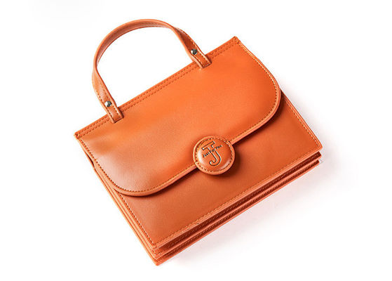 Tragbare PU-Ledertasche 17,5 * 13,5 * 4cm besonders angefertigt mit multi Farbe