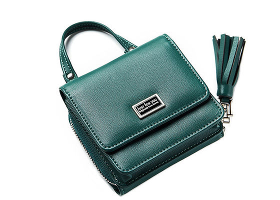 Mode-Frauen-Schulter-PU-Ledertasche, kleine Quaste Crossbody-Tasche